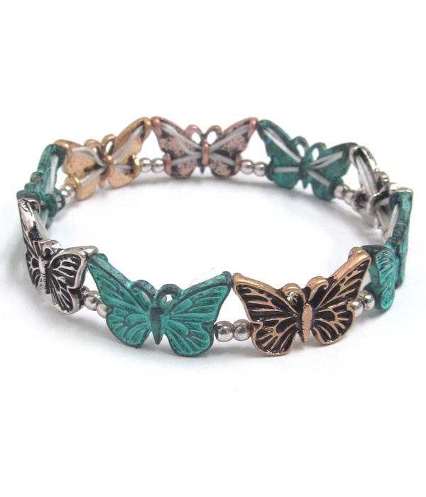 Butterfly stretch bracelet