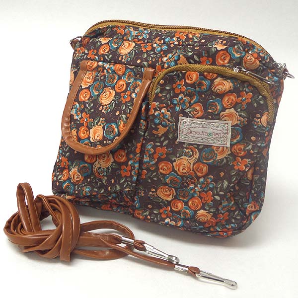 Flower pring mini messanger bag