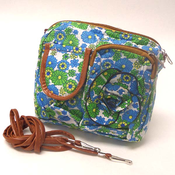 Flower pring mini messanger bag