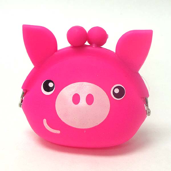 Animal face jelly coin purse