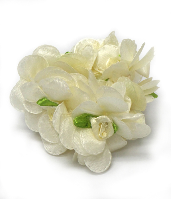 Mini rose flowers linked pony tail 