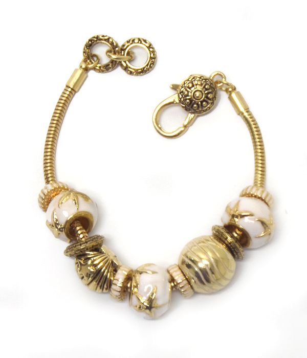 Pandora style sealife theme bracelet