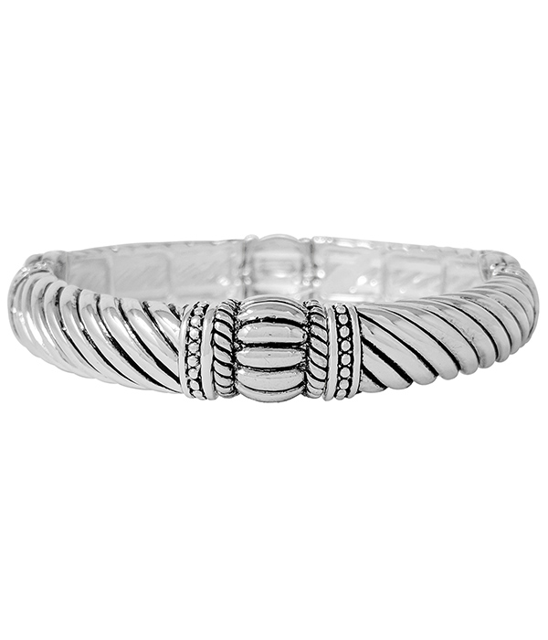 DESIGNER TEXTURED STRETCH BRACELET