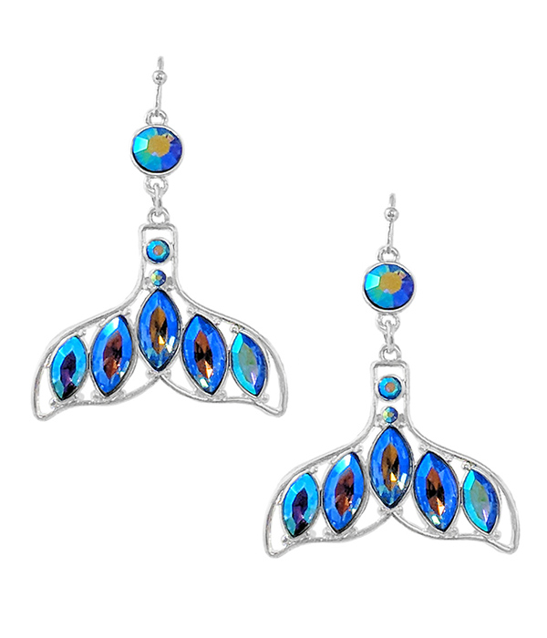 Sealife theme mermaid tail earring