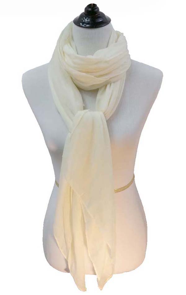 100% viscose vintage solid scarf