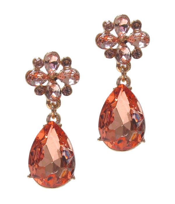 Luxury class austrian crystal party earring