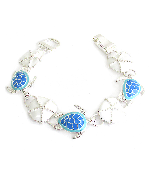 SEALIFE THEME MEGNETIC BRACELET - TURTLE