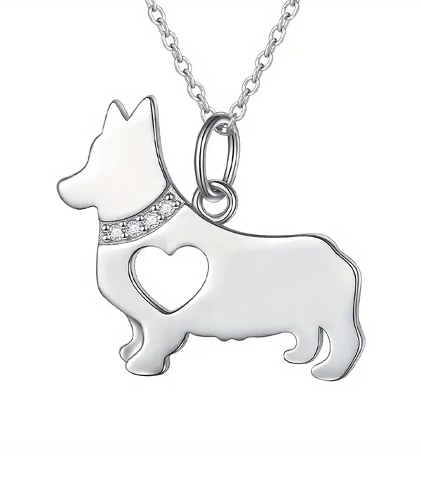 Pet lovers theme dog necklace