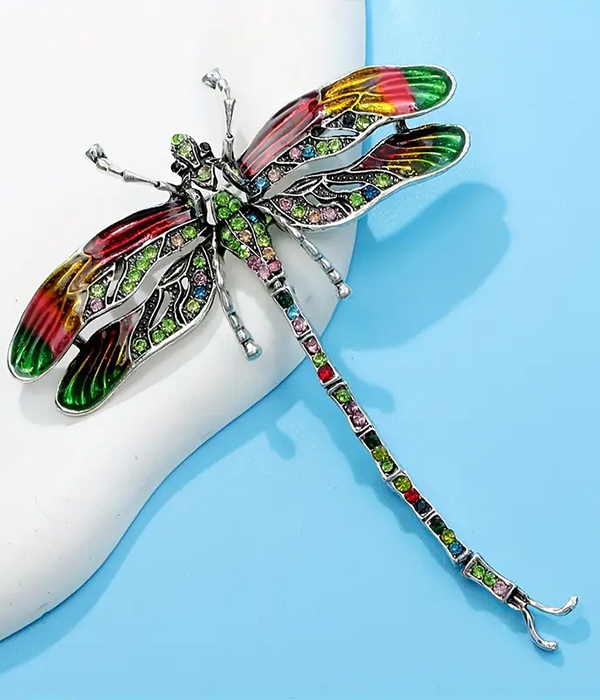Dragonfly brooch