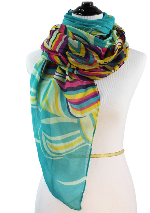 Pucci line scarf
