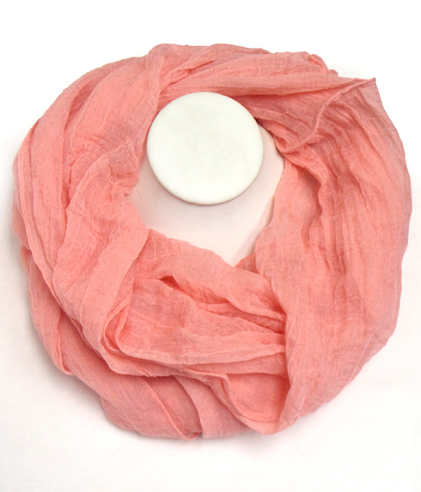 Plain pastel color infinity scarf