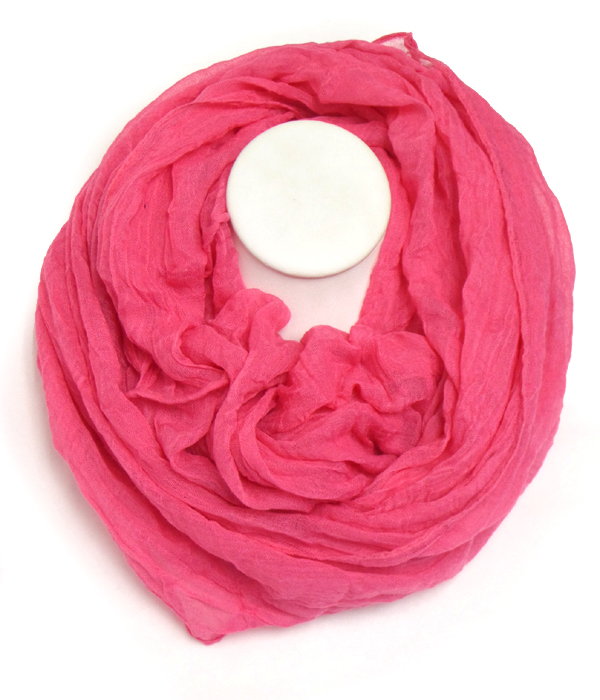 Plain pastel color infinity scarf