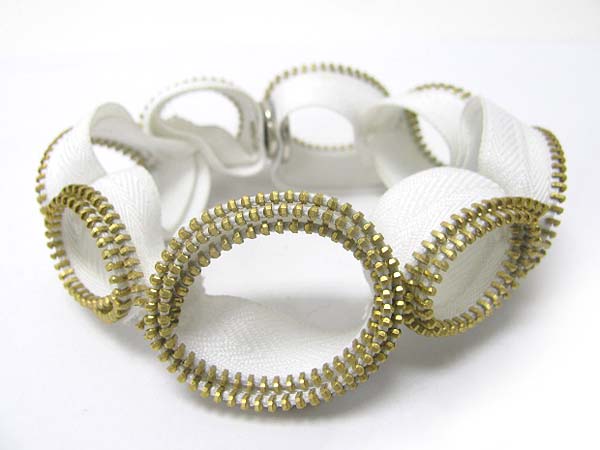 Zipper art fashion bracelet
