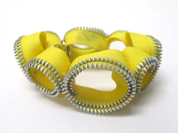 Zipper art fashion bracelet