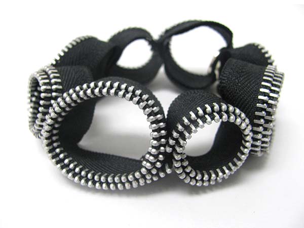 Zipper art fashion bracelet