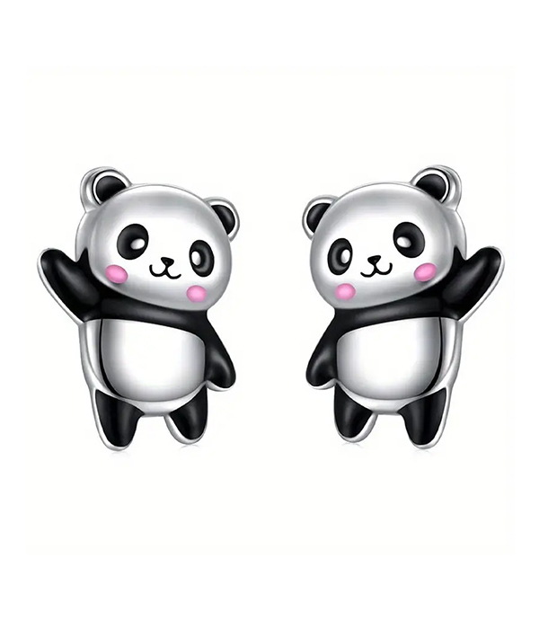 Panda earring