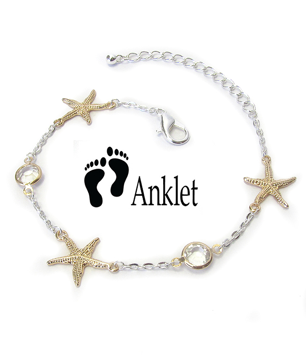 SEALIFE THEME ANKLET - STARFISH