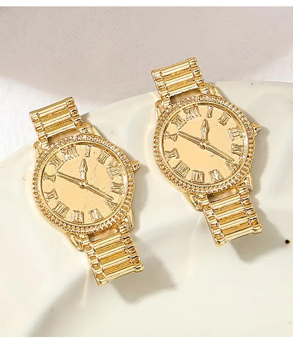 Watch earring