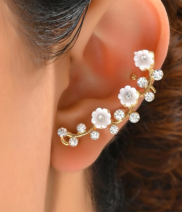 Flower ear crawer - 1 piece