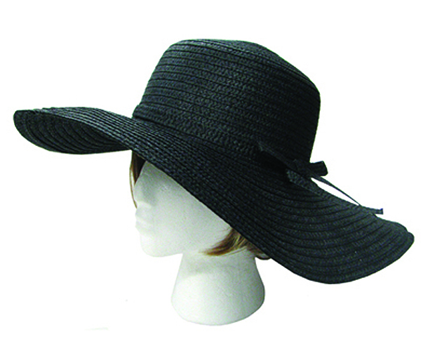 100% paper straw basic straw hat w ribbon