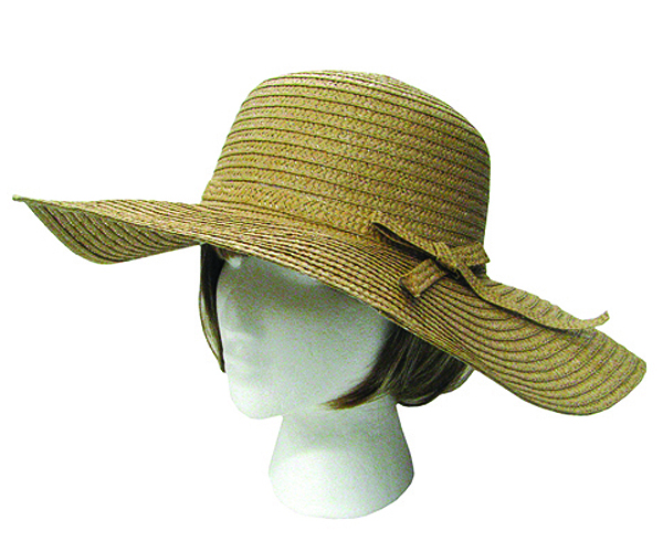 100% paper straw basic straw hat w ribbon