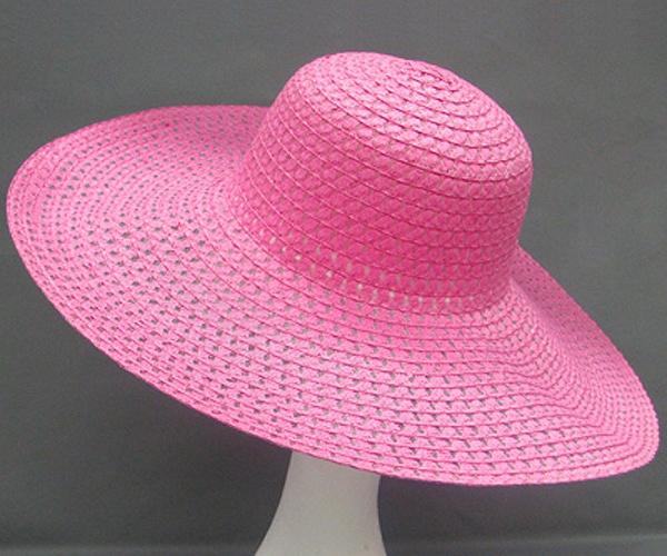 100% paper straw vivid crisscross hat