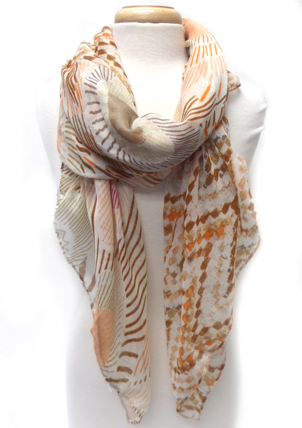 Designer pattern scarf