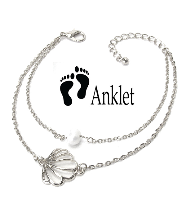 SEALIFE THEME ANKLET - SHELL