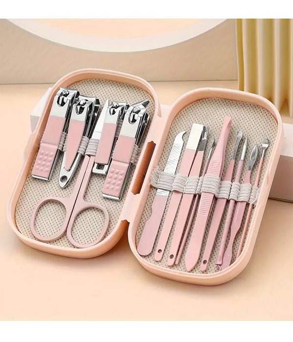 14pc stainless steel nail clippers set