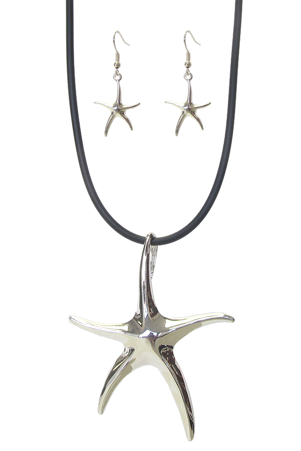 STARFISH PENDANT NECKLACE SET