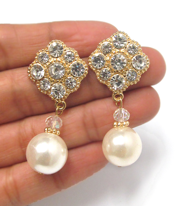 PEARL DROP EARRINGS 