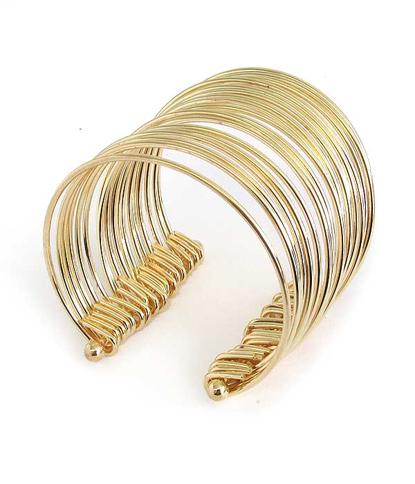 MULTI WIRE BANGLE BRACELET