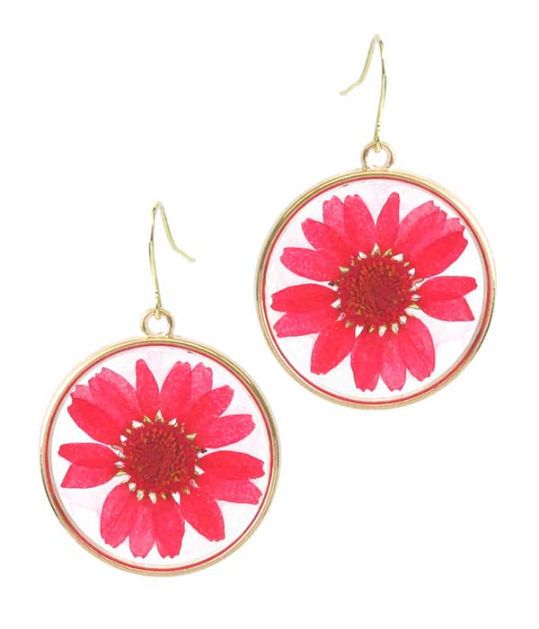 DRY FLOWER EARRING