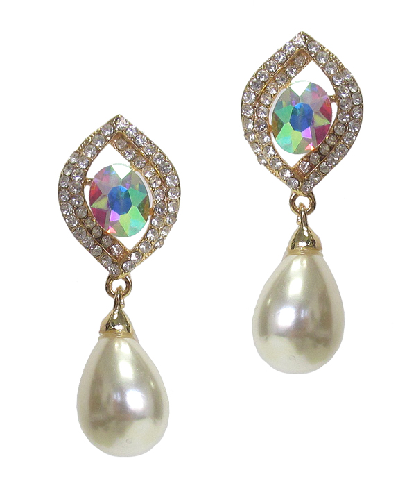 Luxury class austrian crystal party earring