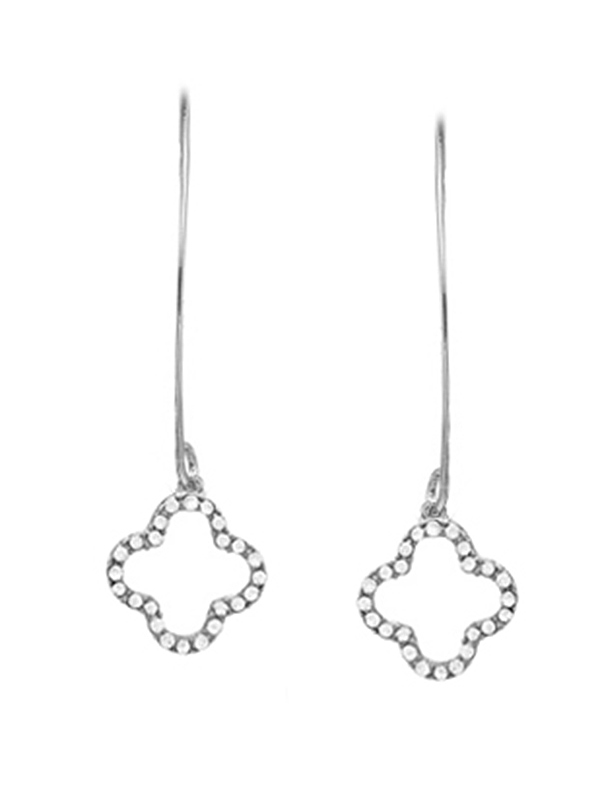 CLOVER WIRE DROP EARRING