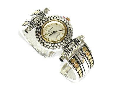 Antique style bangle watch