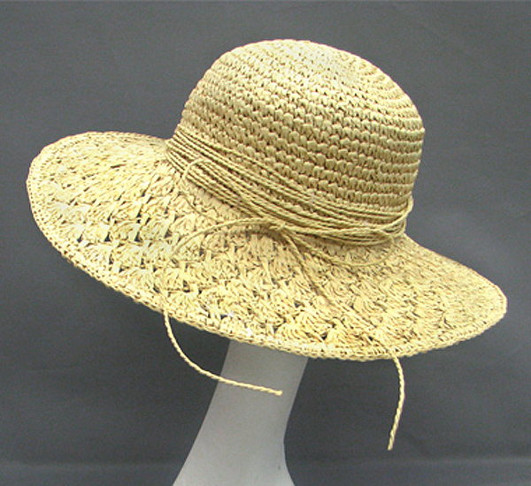Pretty crochet floppy hat