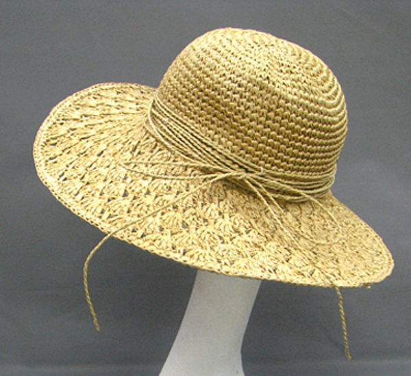 Pretty crochet floppy hat