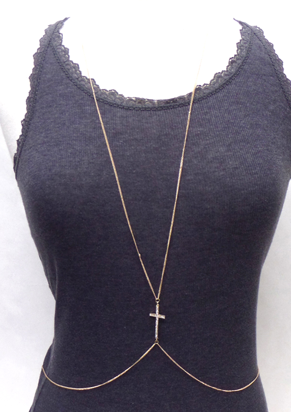Cross thin body chain
