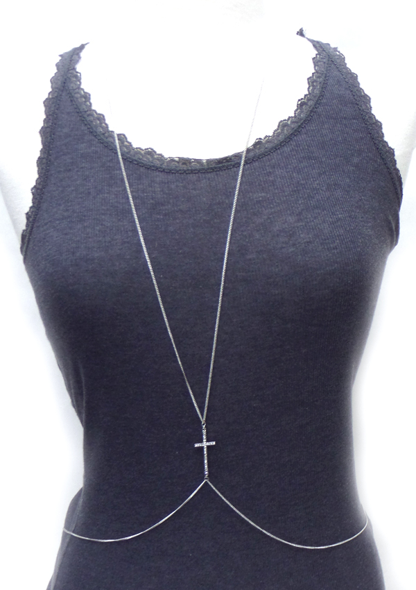 Cross thin body chain 