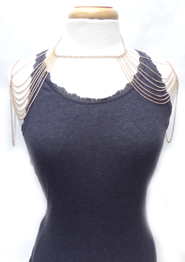 Layer shoulder body chains 