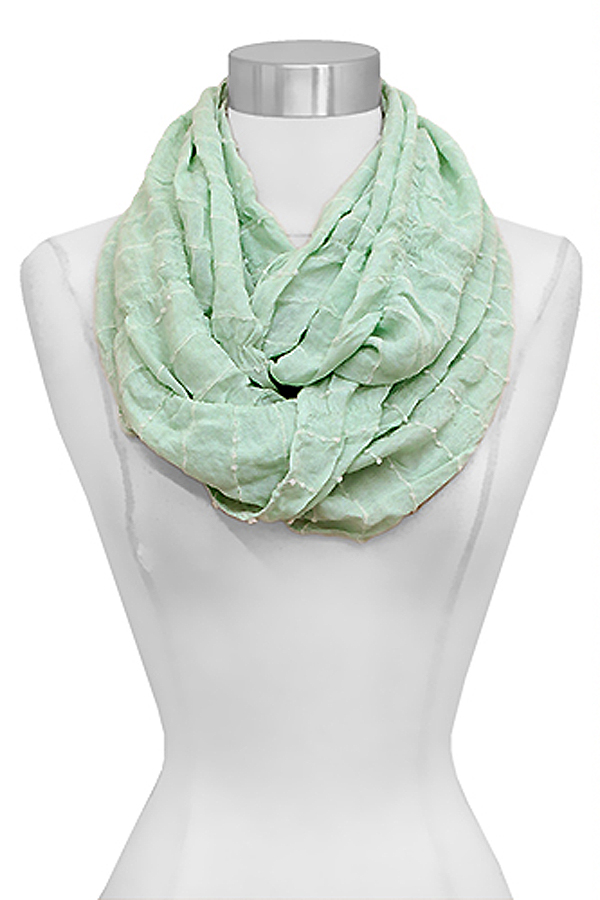 SOFT SOLID INFINITY SCARF - 100% VISCOSE