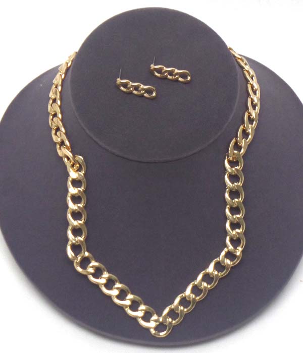 V neck simple chain necklace