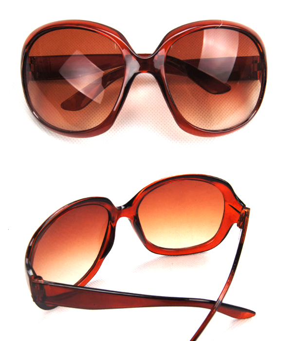 Oversize shade women sunglasses - uv protection