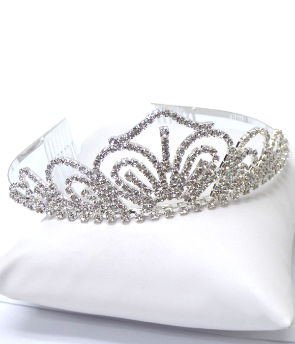 Loop pattern tiara comb