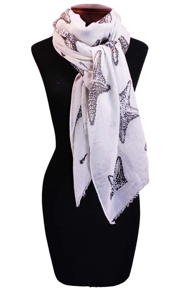 Starfish voscose scarf