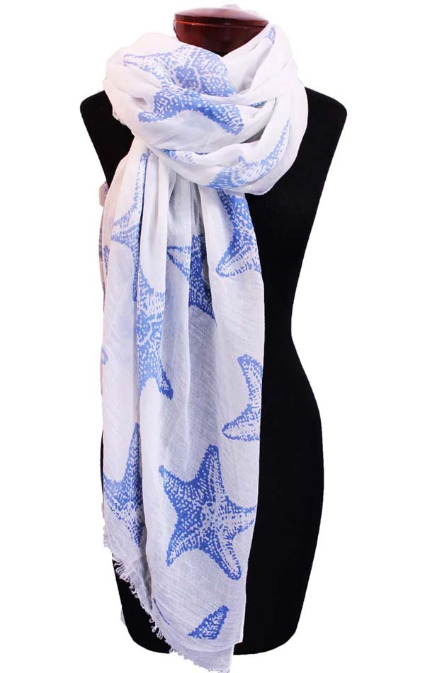 Starfish voscose scarf