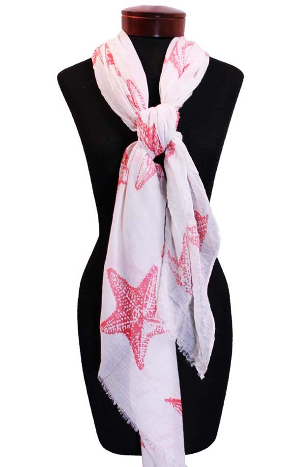 Starfish voscose scarf