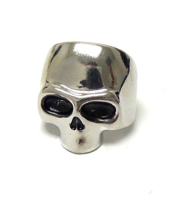 Premier electro plating epoxy skull stretch ring