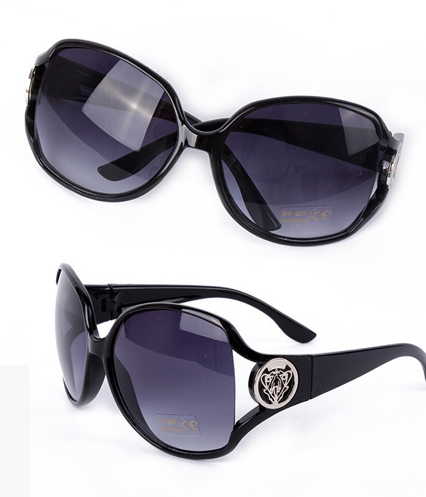Oversize shade women sunglasses - uv400 protection